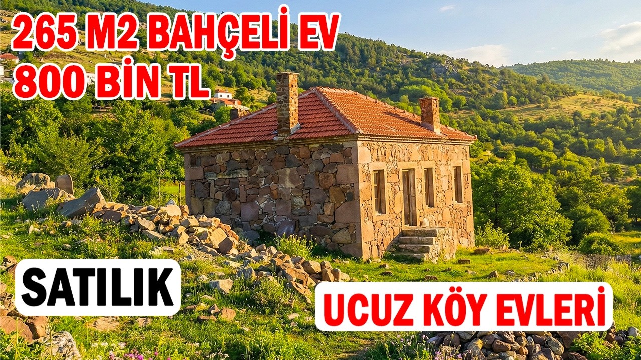 800 Bin TL'ye Köy Evi ve Arsası | Uygun Fiyatlı Satılık Müstakil Evler, Köy Evleri, Arsalar