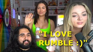 Alinity, Britt and Esfand on Mizkif's rumble stream