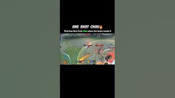 CHOU ONE SHOT🔥 #mobilelegends #foryou #mlbb #chou #fyp #shorts