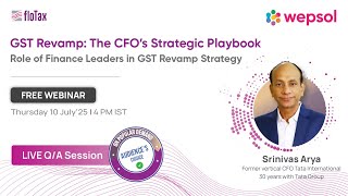GST Revamp: The CFO’s Strategic Playbook