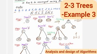 Lec36: 2-3 Trees- Example 3