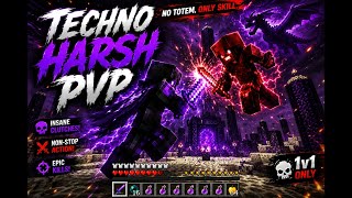 🔥 TECHNO HARSH PVP | Minecraft Epic PvP Battle ⚔️ | Insane Clutches & Kills