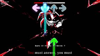 Lord X - You Must Answer FNF chart