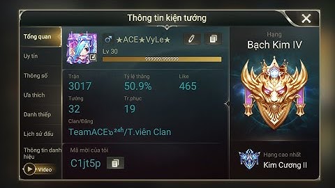 Hướng dẫn Mod Rank Cao Thủ 100% Xem Ngay Ae ơi