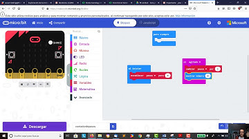 Contador de pasos Placa micro:bit Microbit TIC 2 ESO IES Monterroso