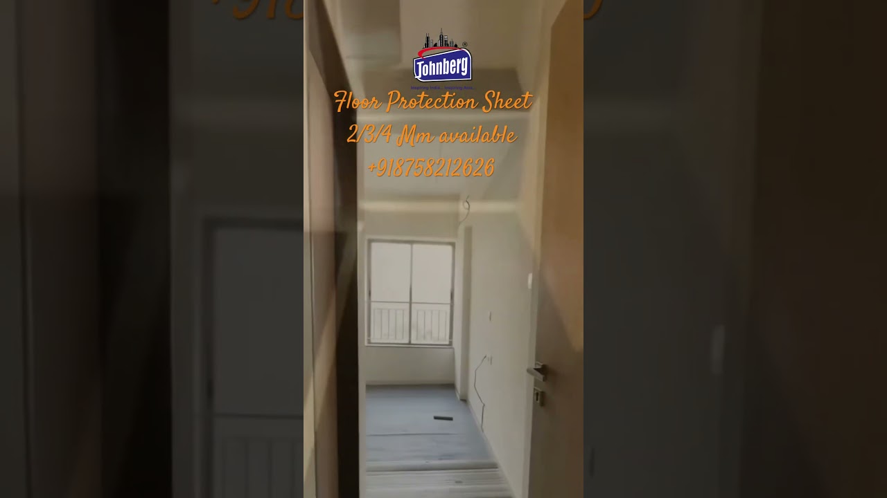 Floor protection sheet use for Tiles and Marbles to protect from scratch and damage 