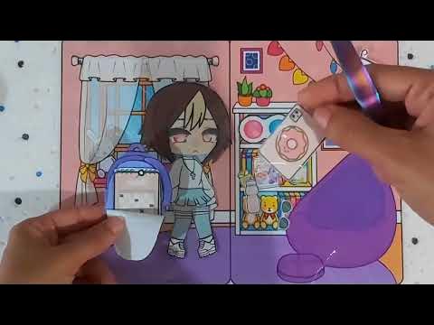 Gacha Club Toca Boca Style Drawing/How to draw/DIY Paper craft #diy #gacha  #tocalifeworld in 2023