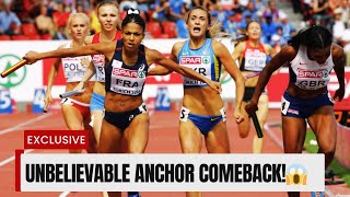 Floria Gueis Miracle Anchor France Shocks Europe In Zurich 2014 4X400M Final