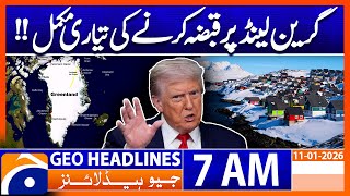Us Army Ready To Takeover Greenland, Global News Update Headlines Geo News 7 Am 11 Jan 2026