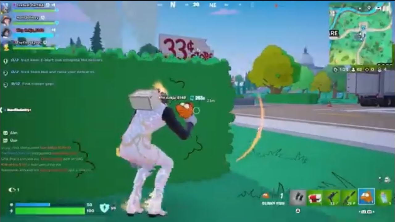 Fortnite Blinky fish how to use