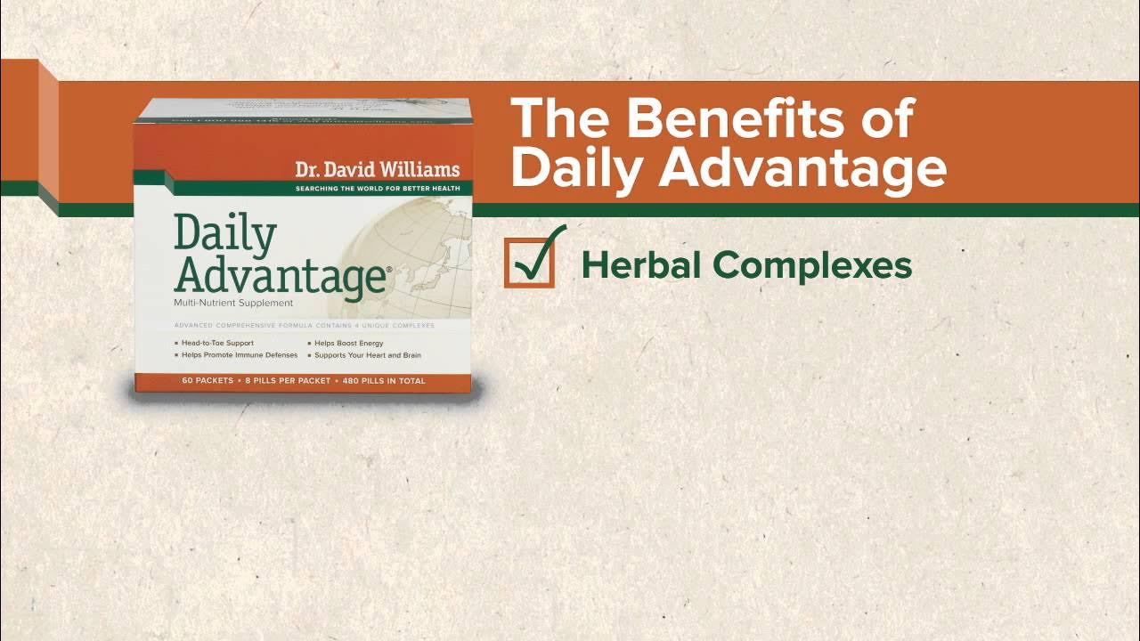 VIDEO Daily Advantage Multivitamin for Overall Health