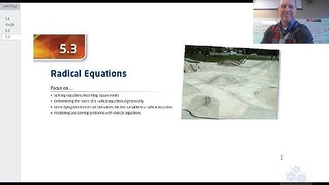 PC 20 5.3 Radical Equations