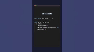 How to convert LocalDate/LocalDateTime to java.util.Date?