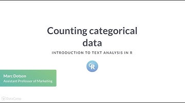 R Tutorial: Counting categorical data