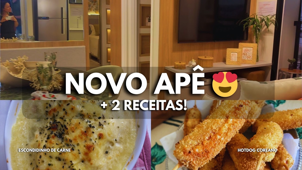 CONHEÇA NOSSO NOVO APÊ + 2 RECEITAS INCRÍVEIS | Super Vlog Completo! 🏠🍽