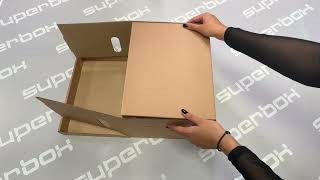 Archive Boxes for Documents Folding Instruction | Superbox