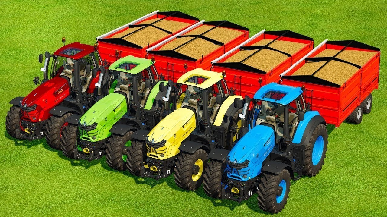 LOAD & TRANSPORT BUILDING MATERIALS WITH NEW HOLLAND LOADERS - Farming Simulator22