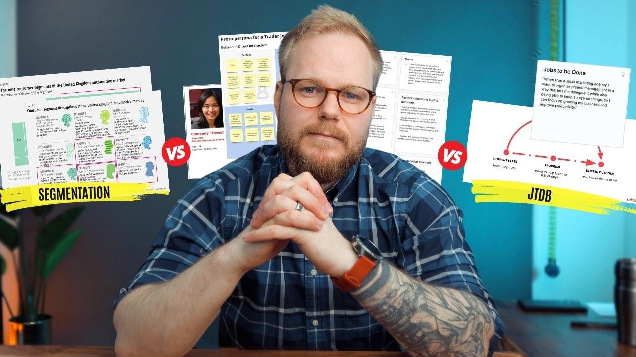 Personas vs Customer Segments vs Jobs to be Done vs... in UX