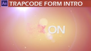 After Effects Trapcode Form Text Tutorial