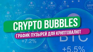 Крипто баблс - интерактивный график пузырей для ТОП 1000 криптовалют. Криптовалюта для начинающих
