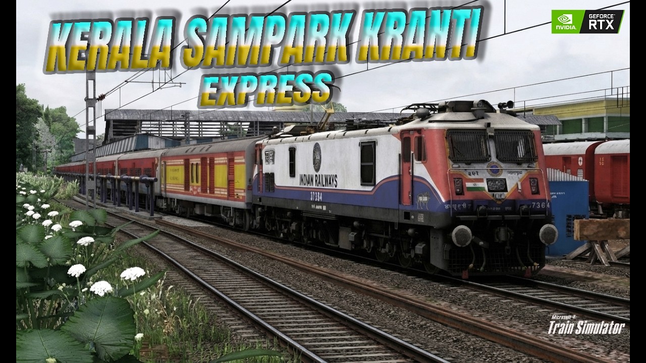 ✨🔴LIVE MSTS || 12218 KERALA SAMPARK KRANTI EXPRESS🚆🔥 || INDIAN TRAIN SIMULATOR