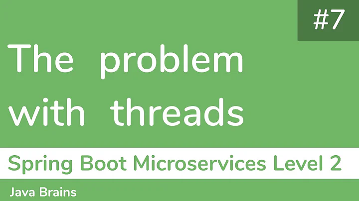 7 The problem with threads - Spring Boot Microservices Level 2 - DayDayNews