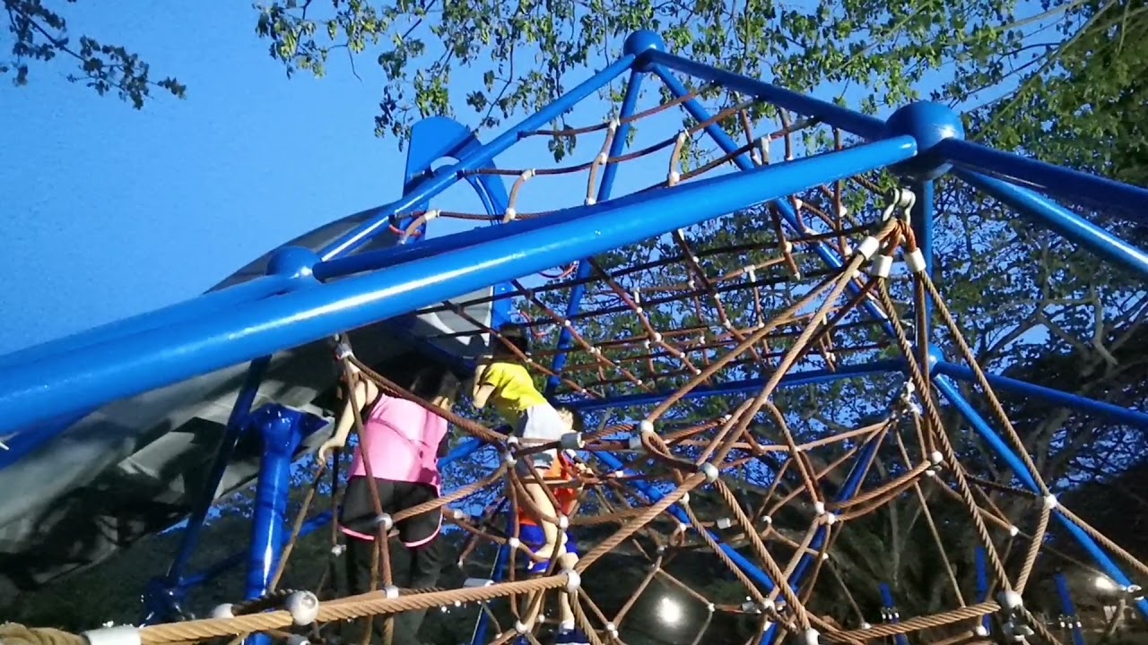 03 May 2021 :: JiunYi finally conquered Spider Web Climbing