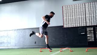 SL Repeat Forward Diagonal Hurdle Hops
