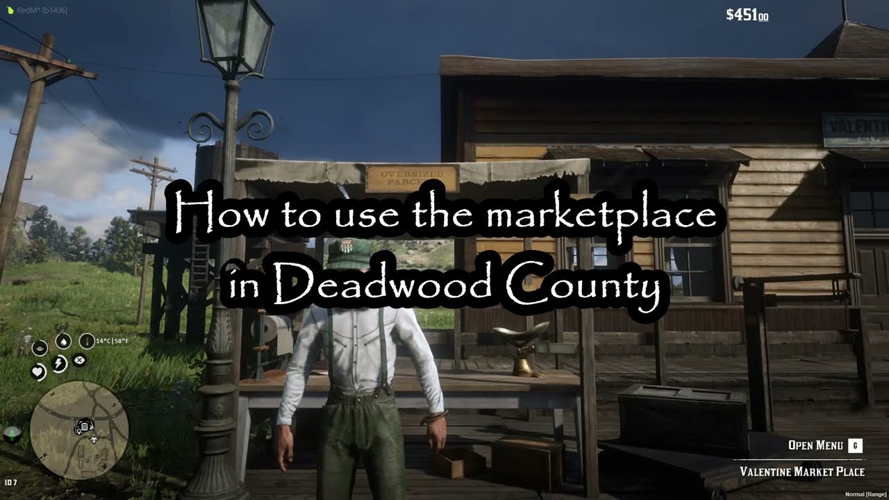 [Red dead RP] how to use the Marketplace [Deadwood County tutorial]
