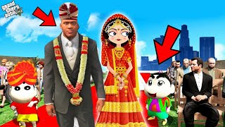 GTA 5 :(PART 4) ফাইনালি Franklin এর বিয়ে টা হয়েই গেলো ! shinchan -pinchan |