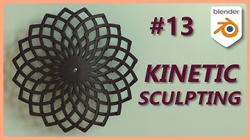 Kinetic Sculpture Wheel #13 Blender Animation  Beautiful Patterns Emerge as Wheels Rotate 4K