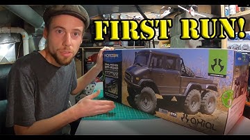 Axial UMG10 6x6 - First Run/Unbox - Unimog SCX10 II - 1/10 Scale - Horizon Hobby - Private Course