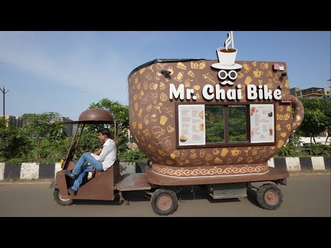 Indian Frist Running Bike Wala Chai | Mr. Chai Bike |  Indian Street Food