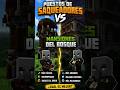 Puestos de Saqueadores vs Mansión #minecraft #minecraftpe #minecraftmemes #minecraftshorts