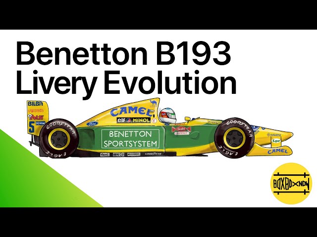 Corrida B193b 1993 Benetton B193B (Riccardo Patrese & Michael