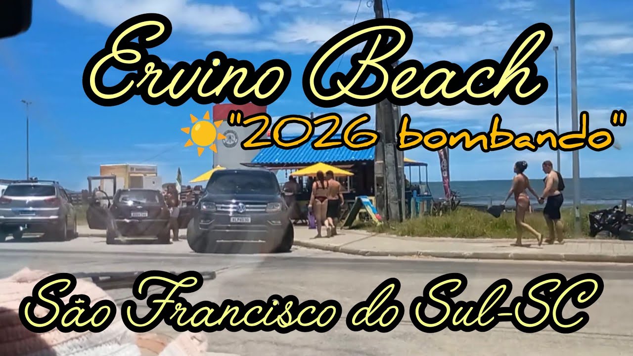 Praia do Ervino, verão 2026☀️✨