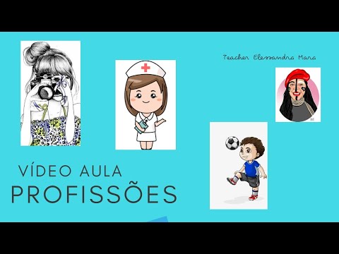 ❤️vídeo aula profissões em inglês + atividade interativa - prof. elessandra mara - elessandra mara
