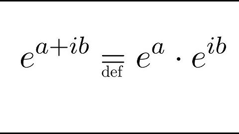 Nombres complexes 4 - Exponentielle complexe générale