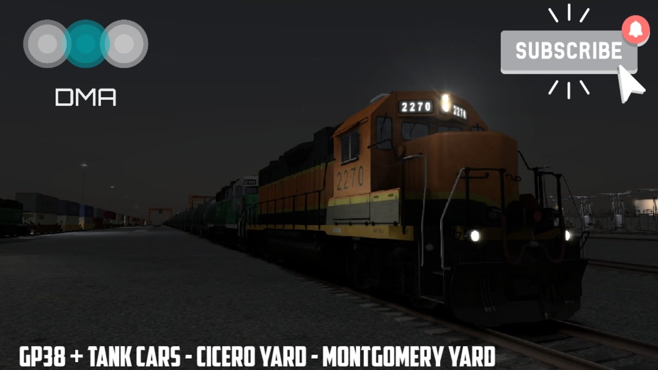 GP38 + Tank cars Cicero Yard Montgomery Yard YouTube