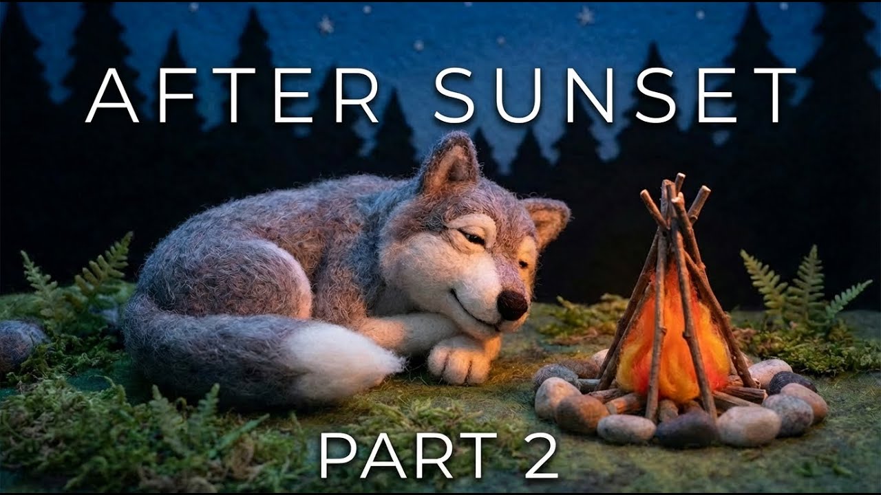 Rest By The Campfire With Lobito 🐺🔥| Relaxing Celtic Music | Forest Ambience | Part 2