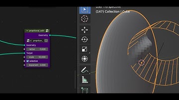 Proportional editing geometry nodes