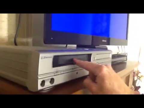 Emerson dual dvd vcr player - YouTube