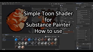 Simple Toon Shader for Substance Painter How to use
