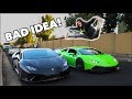 LOGAN PAUL JUMPED OVER MY LAMBORGHINI *DANGEROUS*