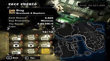 Need For Speed: Most Wanted (2005) - Race #109 - Boardwalk & Bayshore (Drag)