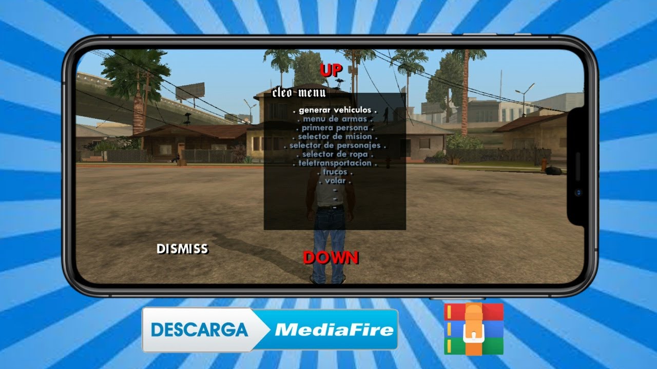 COMO PONER TRUCOS EN GTA SAN ANDREAS ANDROID MENÚ CLEO v2.0 ULTIMA