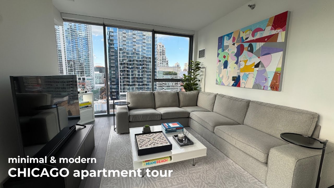 minimal & modern CHICAGO apartment tour | 2025
