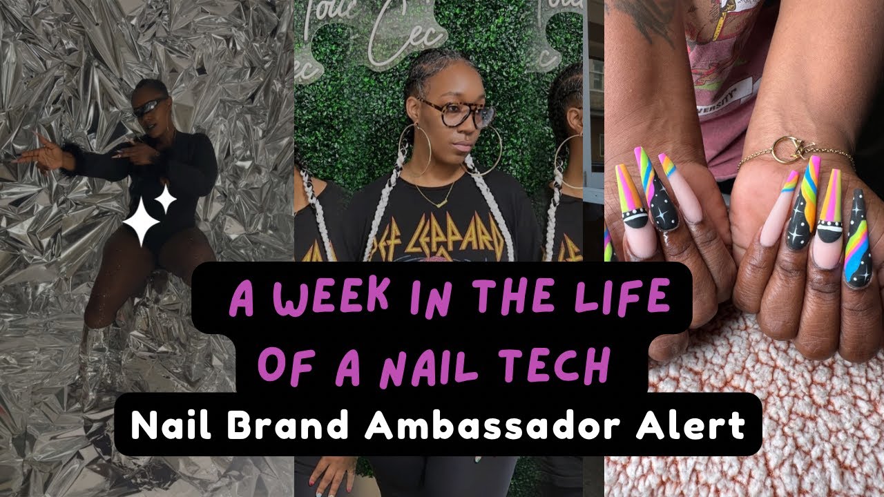 A Week In The Life Of A Nail Tech / Brand Ambassador Photo Shoot / Chit