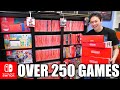Massive nintendo switch collection of over 250 games