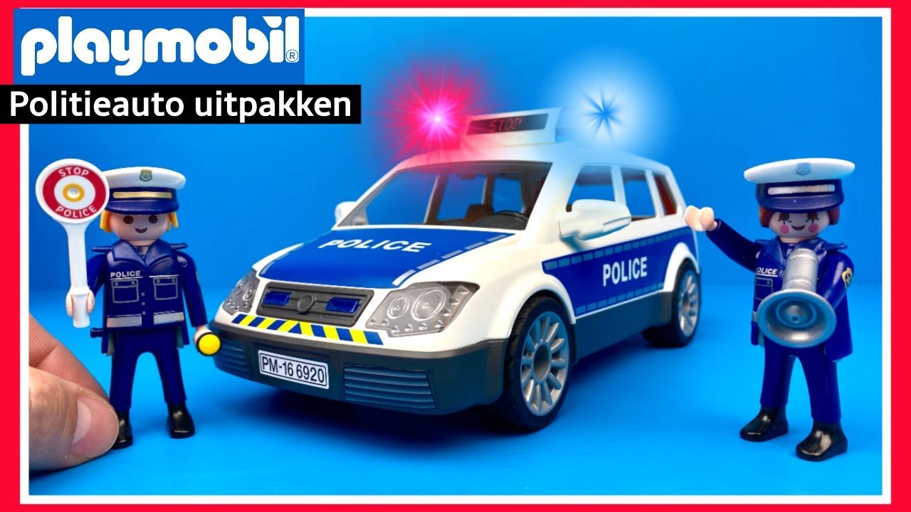 Onaangenaam Bezighouden Rust uit Playmobil Politieauto met licht en geluid uitpakken | Family Toys Collector  - YouTube